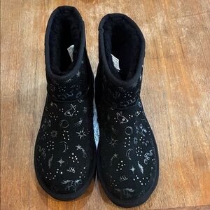 UGG Black Starry Night Winter Boots Zodiac